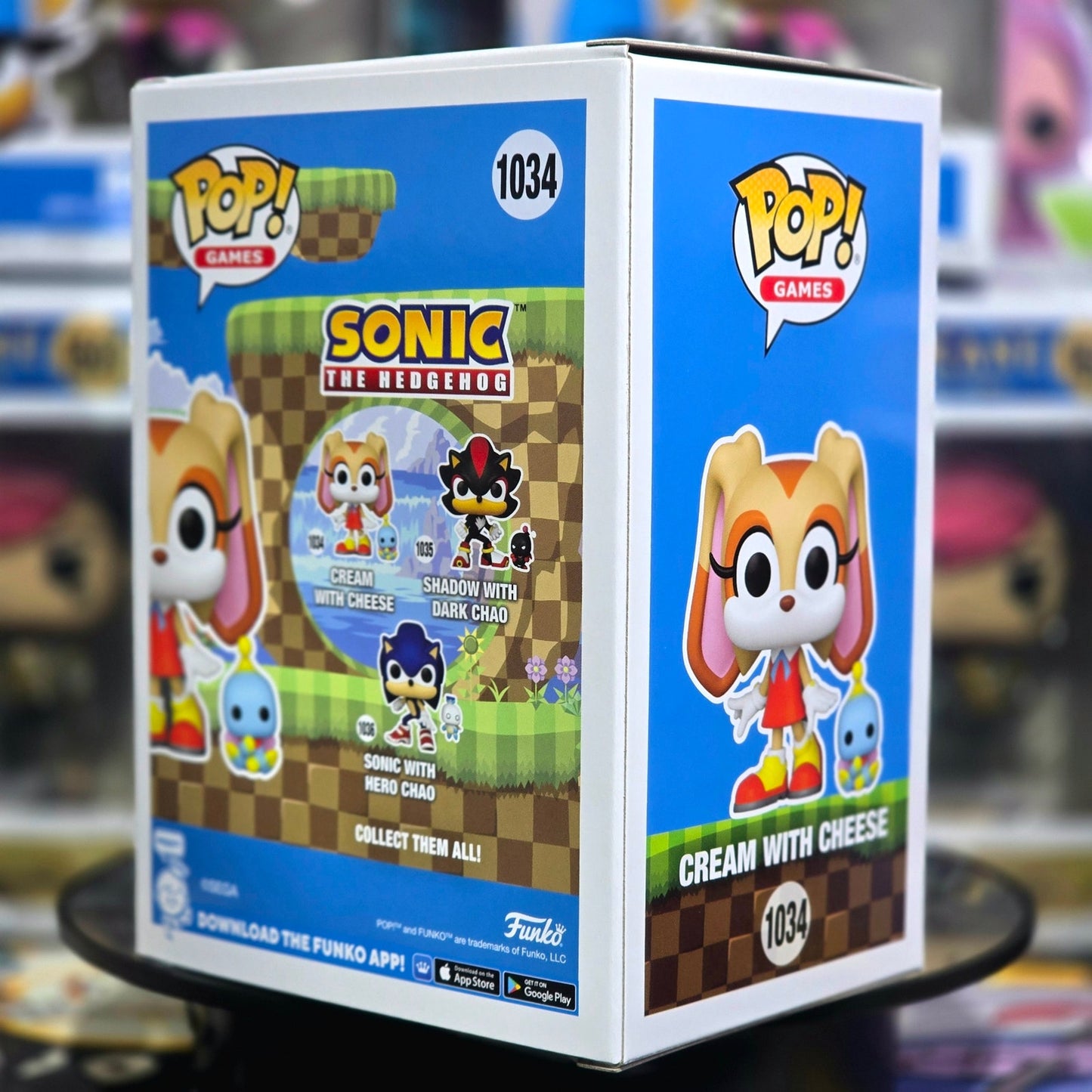 Funko POP! Games | CREAM WITH CHEESE #1034 Sonic the Hedgehog <2024>