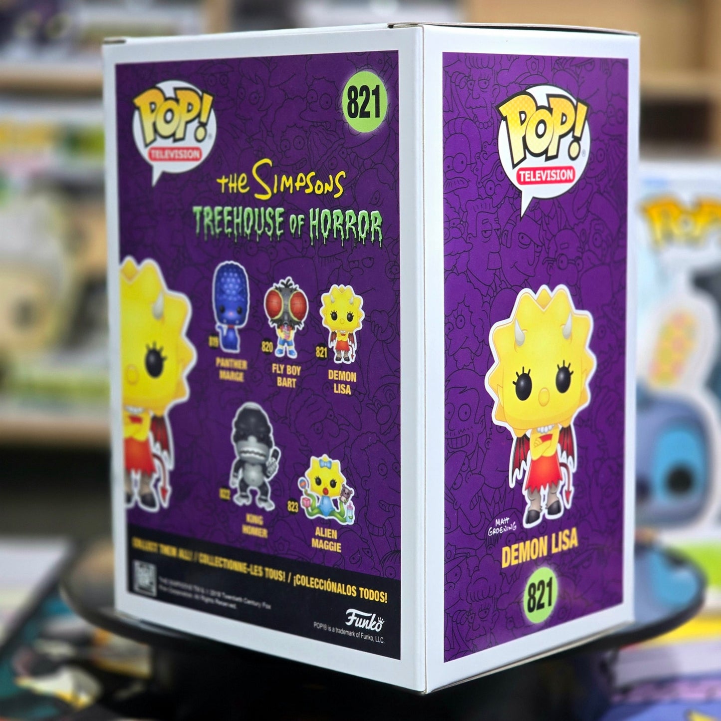 Funko Pop! Television 🖥 DEMON LISA #821 The Simpsons Treehouse of Horror <2024>