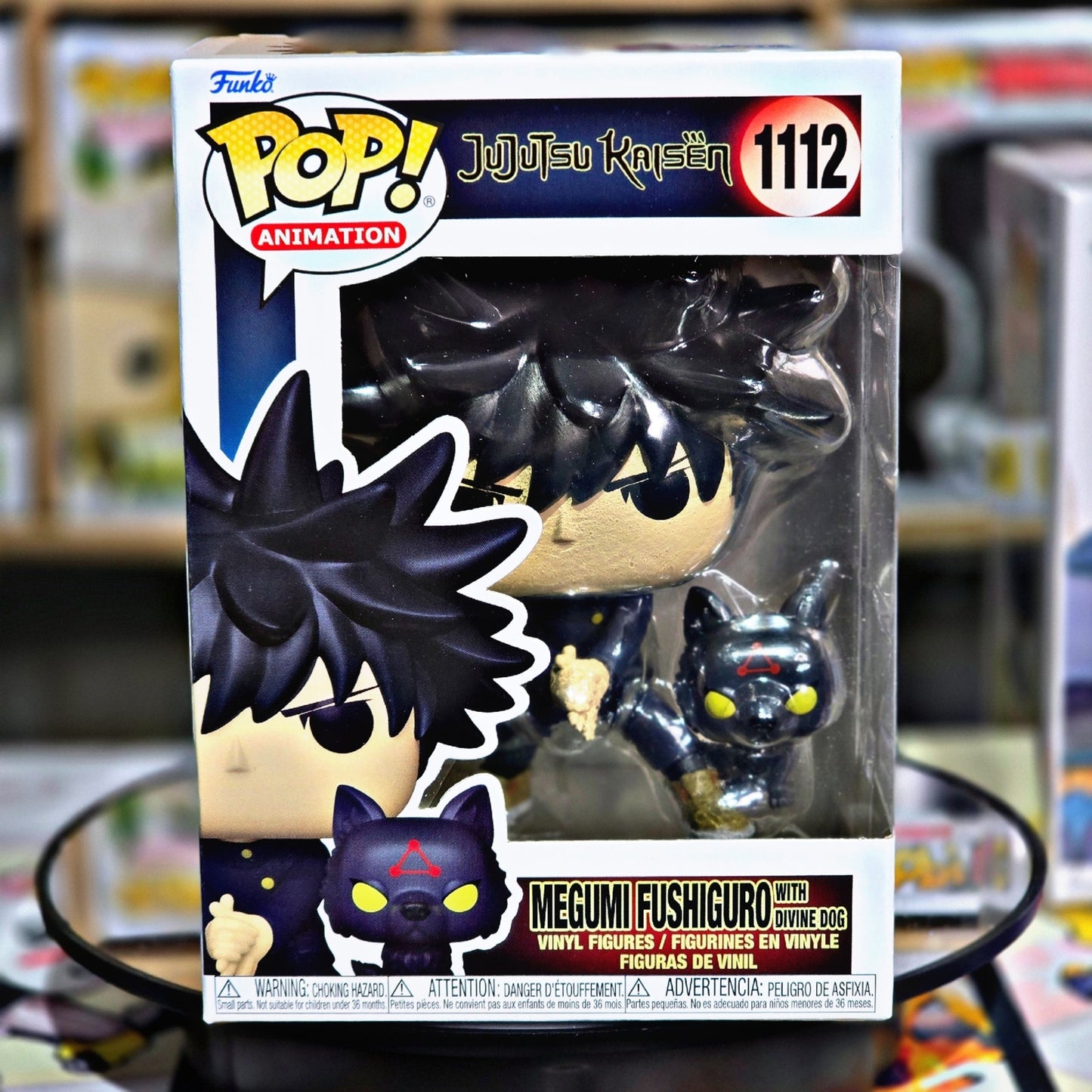 Funko Pop! Animation | MEGUMI FUSHIGURO WITH DIVINE DOG #1112 Jujutsu Kaisën <2025>