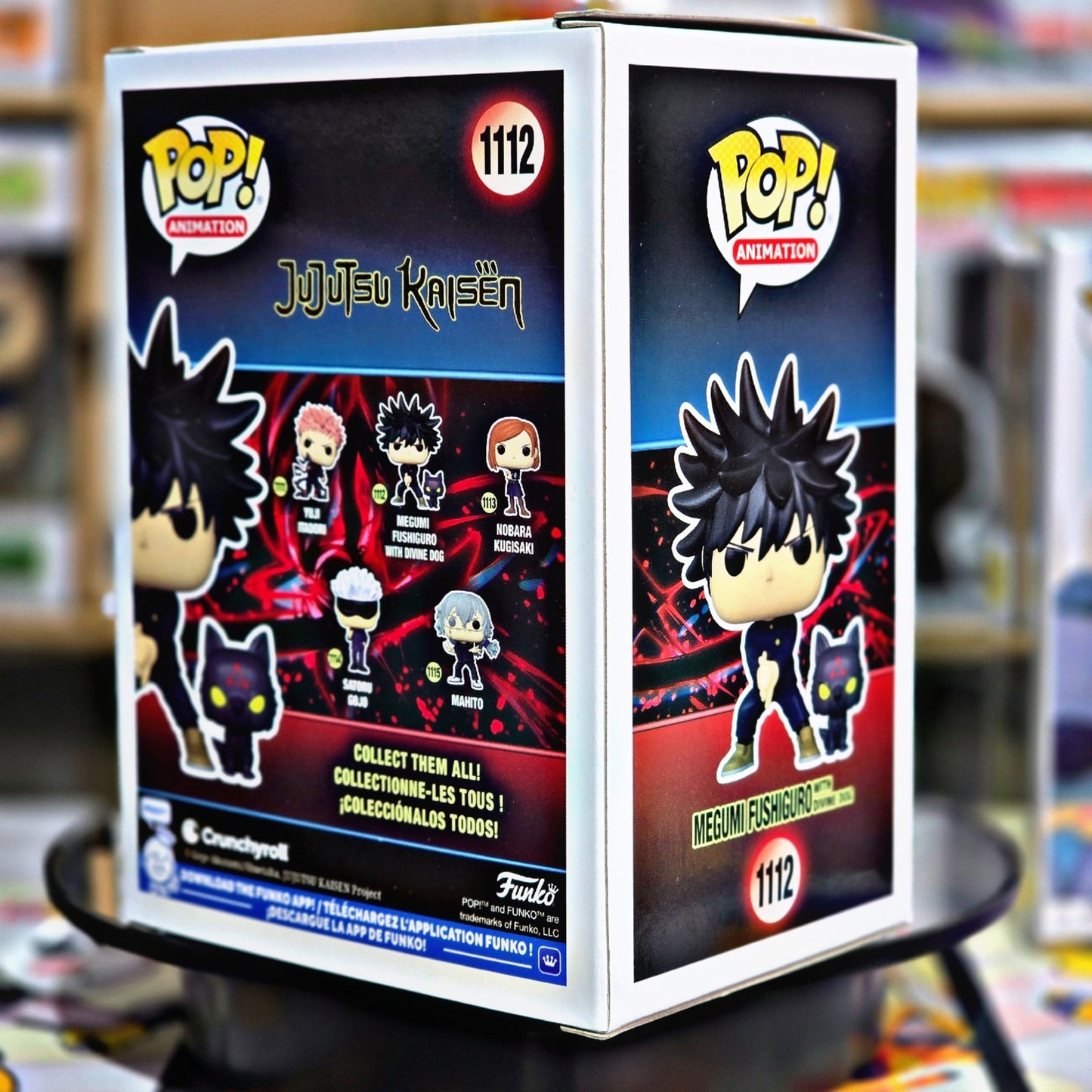 Funko Pop! Animation | MEGUMI FUSHIGURO WITH DIVINE DOG #1112 Jujutsu Kaisën <2025>