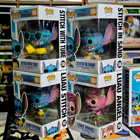 Set of 4 Funko Pop! Disney | Lilo & Stitch #1565 #1566 #1567 #1568 <2025>