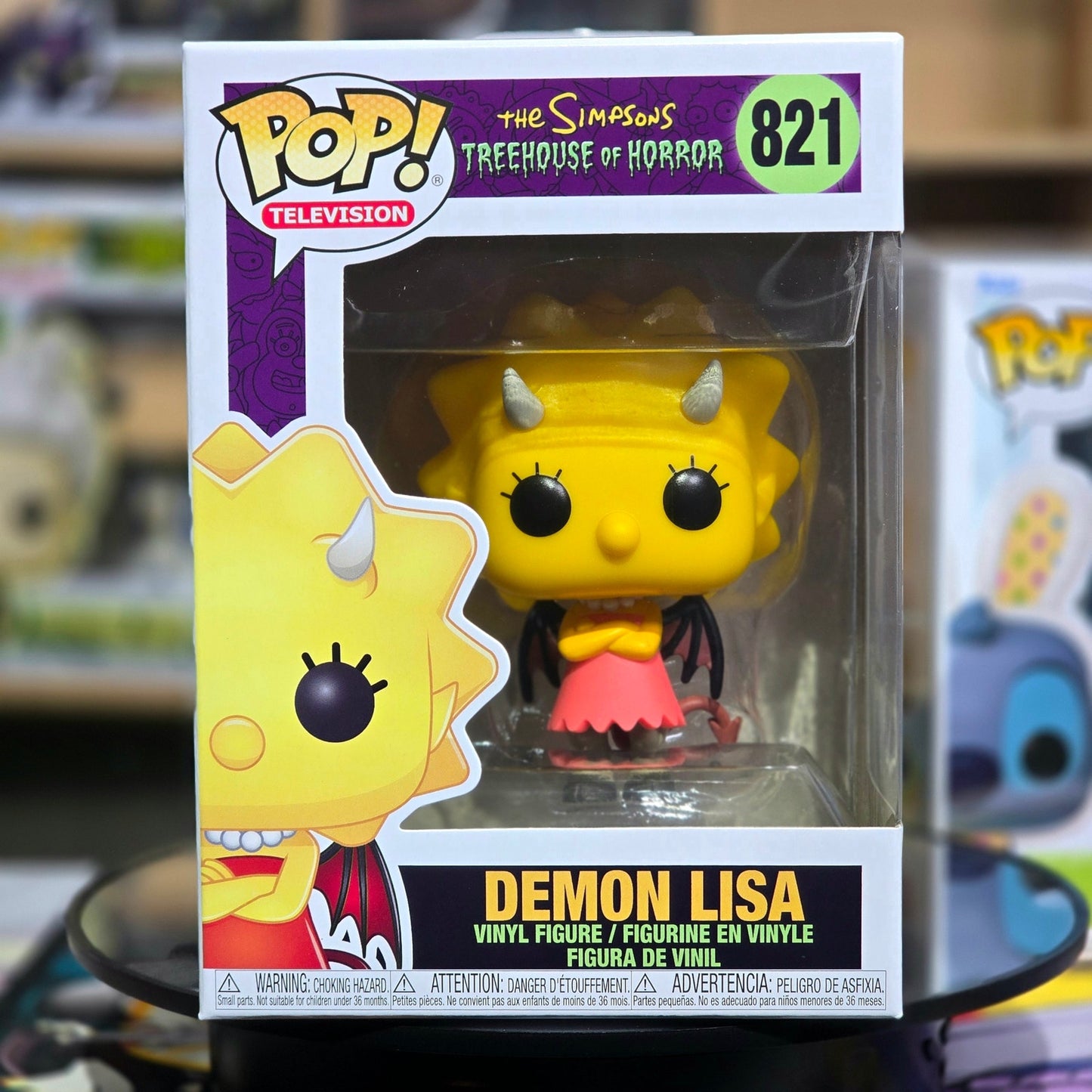 Funko Pop! Television 🖥 DEMON LISA #821 The Simpsons Treehouse of Horror <2024>