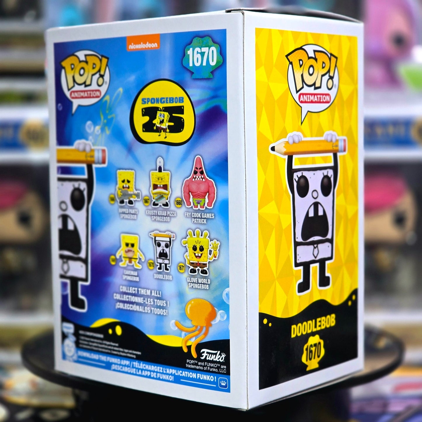 Funko Pop! Animation | DOODLEBOB #1670 SpongeBob SquarePants 25th Anniversary <2024>