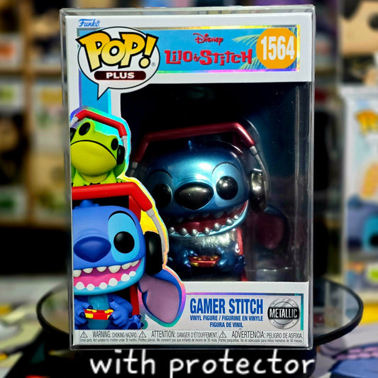 Funko Pop! Plus | GAMER STITCH #1564 (metallic) Disney <2025>