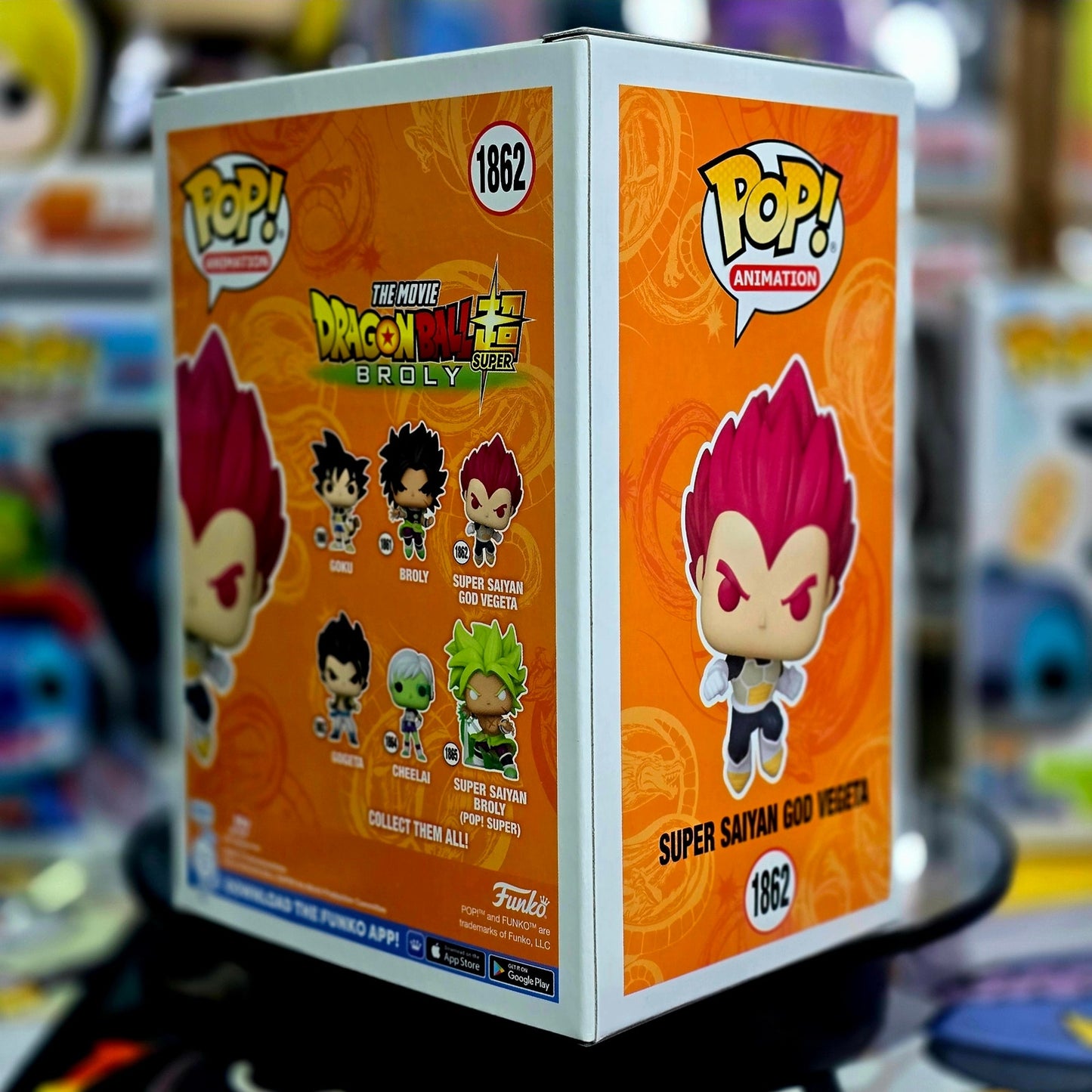 Funko Pop! Animation | SUPER SAIYAN GOD VEGETA #1862 🐉 Dragon Ball Super : Broly 🐉 <2024>