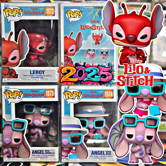 Set of 3 Funko Pop! Disney | Lilo & Stitch #1572 #1573 #1574 <2025>