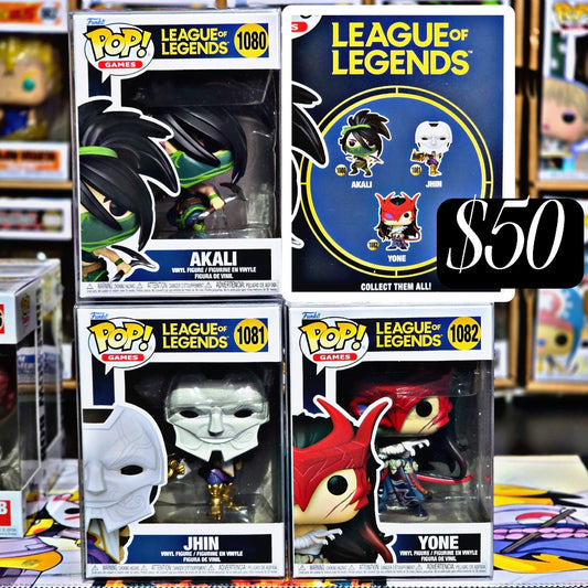 Set of 3 Funko Pop! Television | LEAGUE OF LEGENDS <2024>