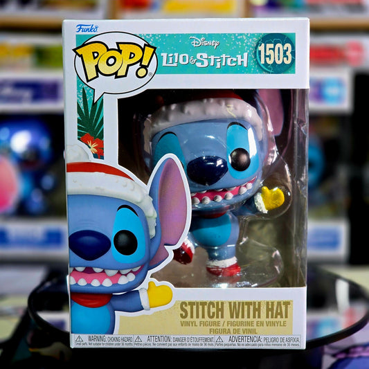 Funko Pop! Disney | STITCH WITH HAT #1503 Lilo & Stitch <2024>