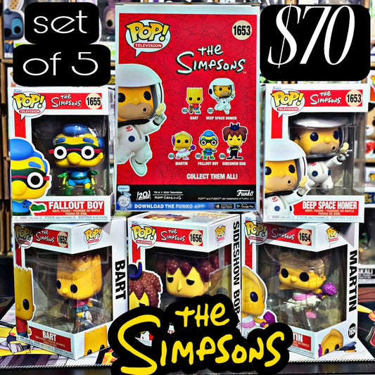 Set of 5 Funko Pop! Television | The Simpsons <2024>